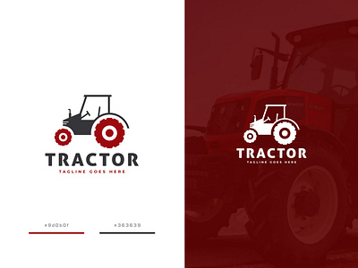 Tractor Logo brand identity branding design graphic design logo