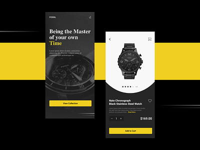Mobile version app 41 - minimalistic design mobile app mobile watch ui ui watch watch design