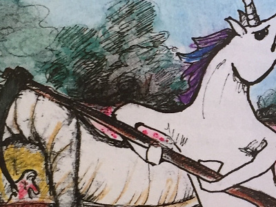 Killer Unicorn for illustrations prairie the