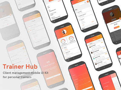 Trainer Hub UI Kit app components design system ui ui kit ux