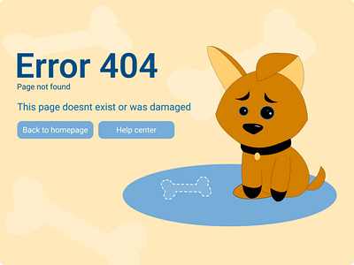 DailyUI 08 Error 404 page dailyui