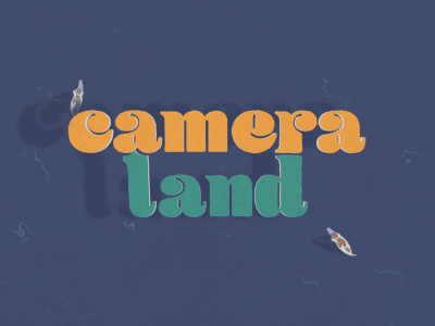 Camera Land - Camera and Boats illustration motion design