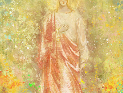Wisdom angel god graphic design oil oil painting religion spirituality