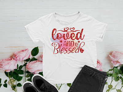 LOVED AND BLESSED SUBLIMATION creativegraphics design graphic design illustration logo tshi tshirt design vector