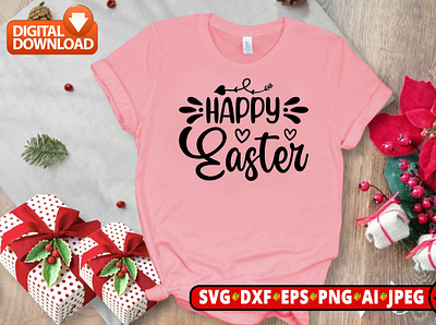 HAPPY EASTER branding creativegraphics design graphic design illustration tshirt design vector