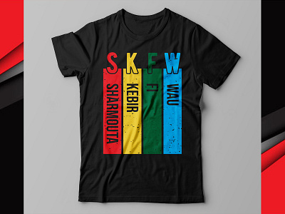 Typography T-shirt design design graphic design illustration logo tshirt design typography t shirt design vector