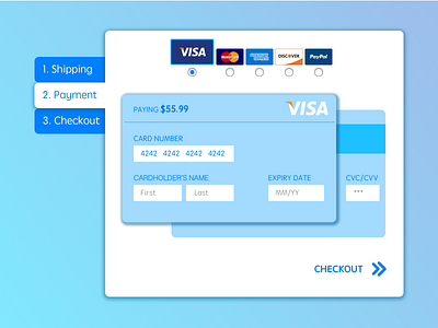 Daily UI #001 - Credit Card Checkout checkout credit card daily ui payment ui