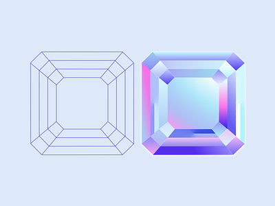 Daily UI #005 - App Icon 005 app icon daily ui dailyui geometric jewel vector