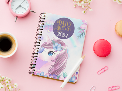 Daily Agenda 2022 clipart designer digital planner graphic design notebook planner teacher planner