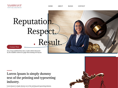 Lawyers UI & UX Design lawyer website professional design responsive website ui uiux web design website design