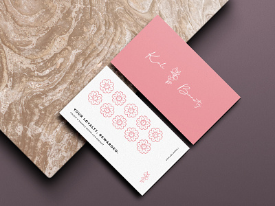 Loyalty Card Design for Kali Beauty branding design graphic design