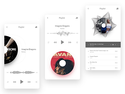 Music Equalizer Concept android app clean equalizer freebie ios music player ui ux xd