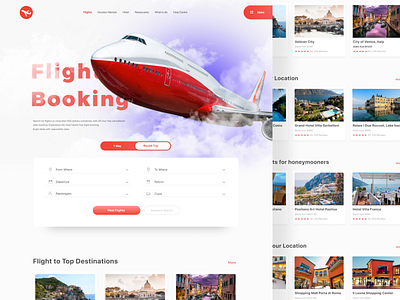 Travel Booking Langing Page