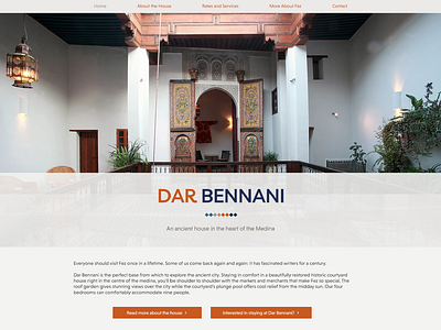 Dar Bennani: a holiday house for rent in Fez, Morocco