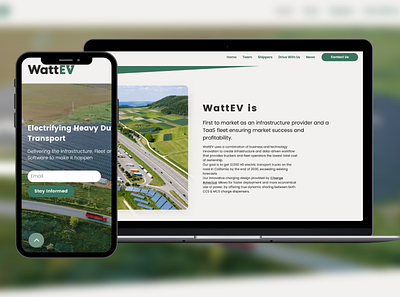 WattEV agency branding design agency logo web designer