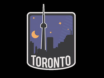 Toronto Patch badge city night patch toronto