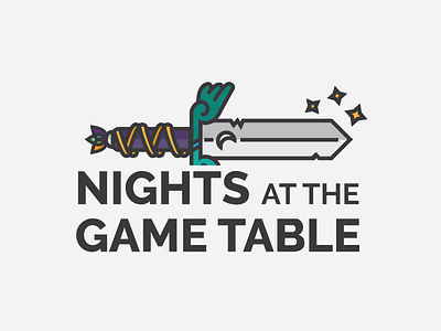 Nights at the Game Table 🌙 dd endgame fantasy illustration magical sword