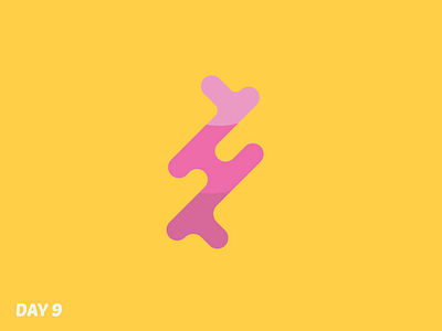Sine 🎶 dailylogochallenge lemonade logo logotype pink sine song