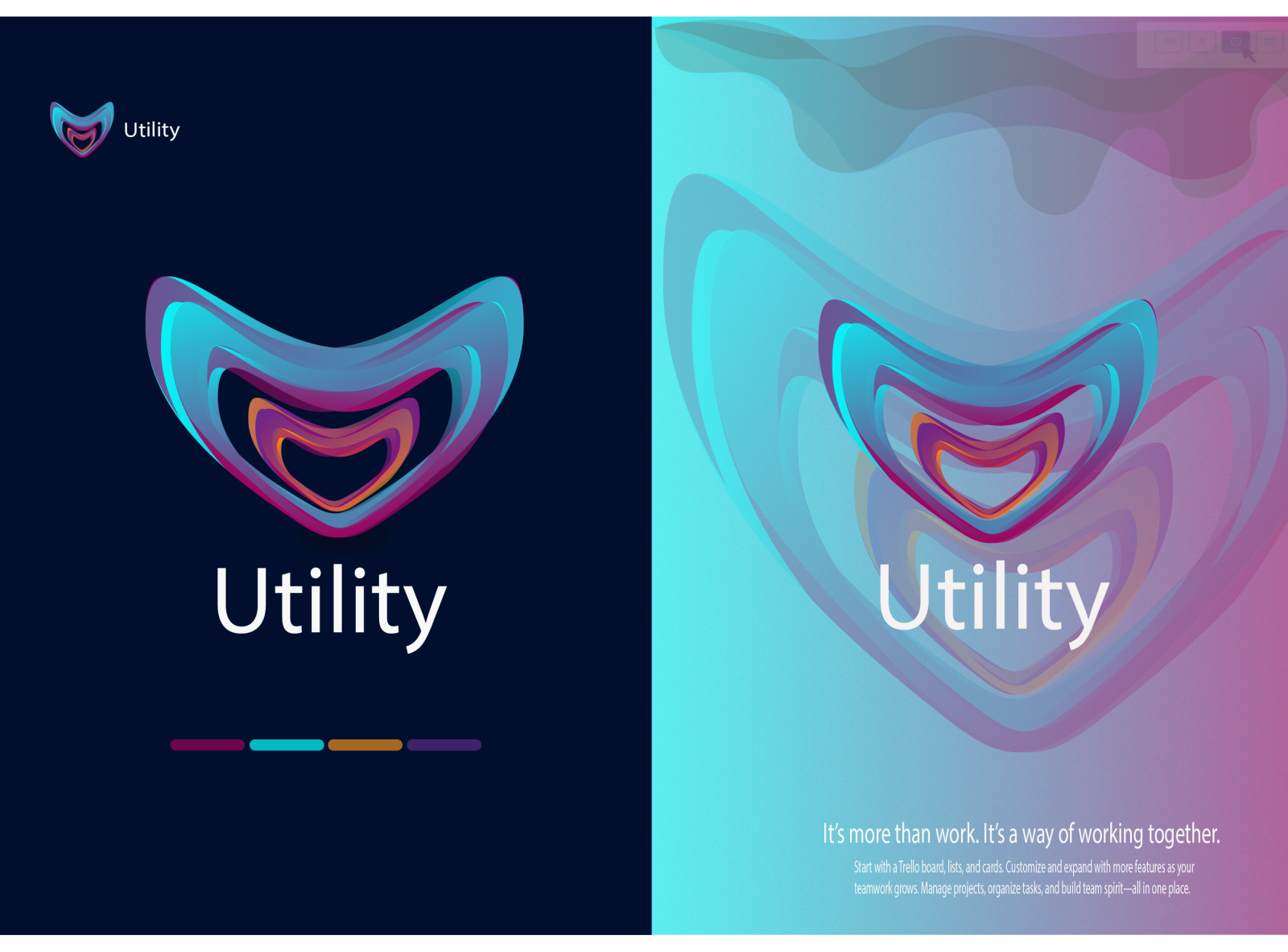 utility logo design by Forida begum on Dribbble