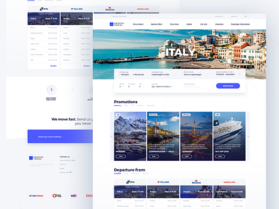 Krantas travel booking UI Homepage