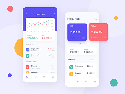 Invoice App by Maxim Podavalkin on Dribbble