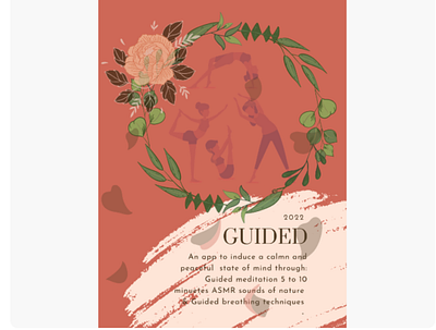 Guided Meditation App app branding design graphic design illustration typography ui ux