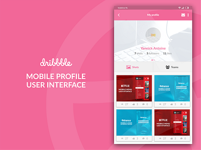 Day - 3: Daily UI Challenge app design dribbble ui mobile profile