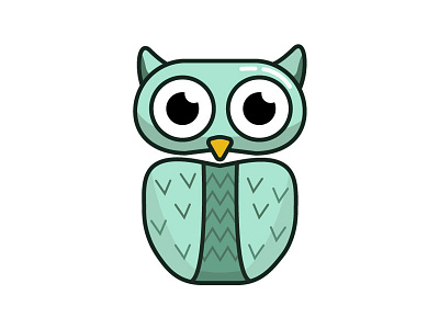 Owl Illustration animal art illustration modern owl vector