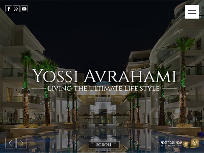 Yossi Avrahami aniamtion design illustrator life style photoshop real estate responsive design ui ux web