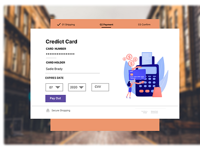 Credit Card Checkout - DailyUI 02 daily ui design ui