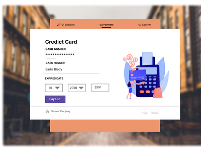 Credit Card Checkout - DailyUI 02