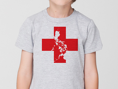 A Shirt for the Philippines caring about people kid philippines red cross shirt typhoon haiyan
