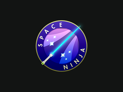 Space Ninja Title game lightsaber seal