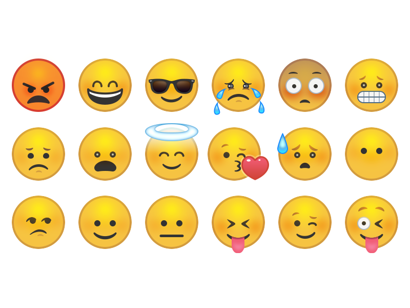 Smilies by Matt McDaniel on Dribbble