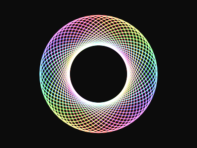 Guilloché circles color fun with blend modes geometry til the word guilloché