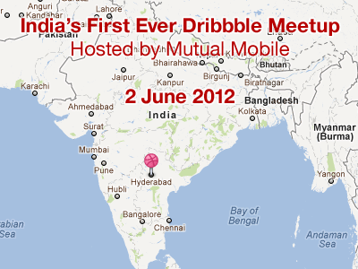 Dribbbindia animation india invitation meetup mutual mobile pin