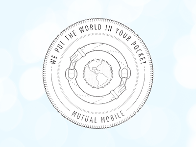 We Put The World In Your Pocket butts goofy gotham hands illustrator iphones mutual mobile ouroboros seal