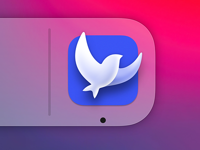 Microlearn — Mac App Icon apple bigsur bird icon mac macos neoskeuomorphism sketch skeuomorphism uidesign