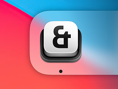 Entity Pro — Mac App Icon apple bigsur icon indiedev mac macos neoskeuomorphism sketch skeuomorphism typography uidesign unicode