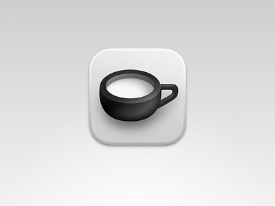 Theine — Mac App Icon 3d apple bigsur caffeine coffee icon mac macos neoskeuomorphism sketch skeuomorphism theine uidesign