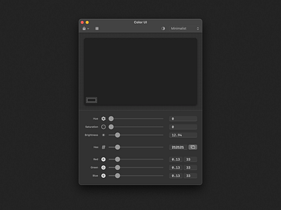 Color UI — macOS app