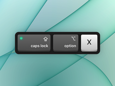 Keystroke Pro 2 — Mac App key key cap keyboard keycap keypress keystroke mac macos presenter screen sharing screencast uidesign zoom