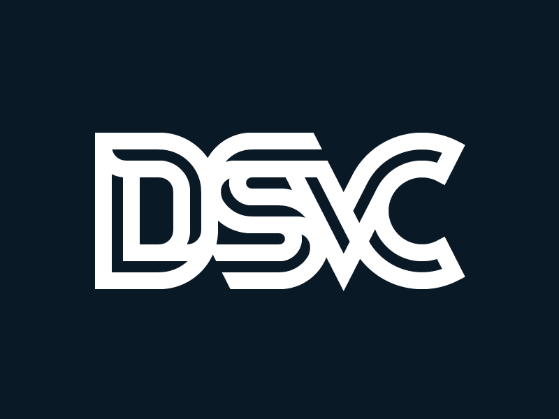 DSVC Monogram inline logo identity monogram