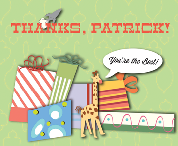 Thanks, Patrick! 50s christmas patrick spiers thanks