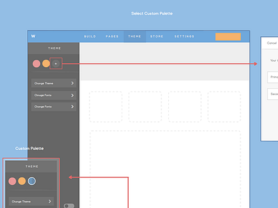 Theme Colors balsamiq ux weebly wireframes workflow