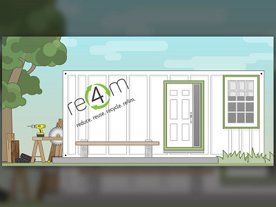 Re4m Reclaimed-Shipping-Container Workshop Illustration