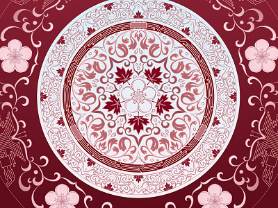 China Pattern graphics illustration pattern visual