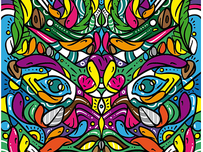 Fluidvision art design hypnotic idro51 illustration illustrators psychedelic style