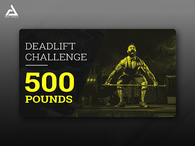 Deadlift Challenge Youtube Thumbnail Design