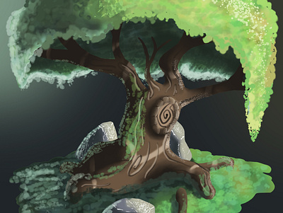 Tree branding design graphic design illustration logo ui